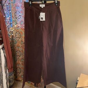 Elegant Dark Brown Chinos for Women